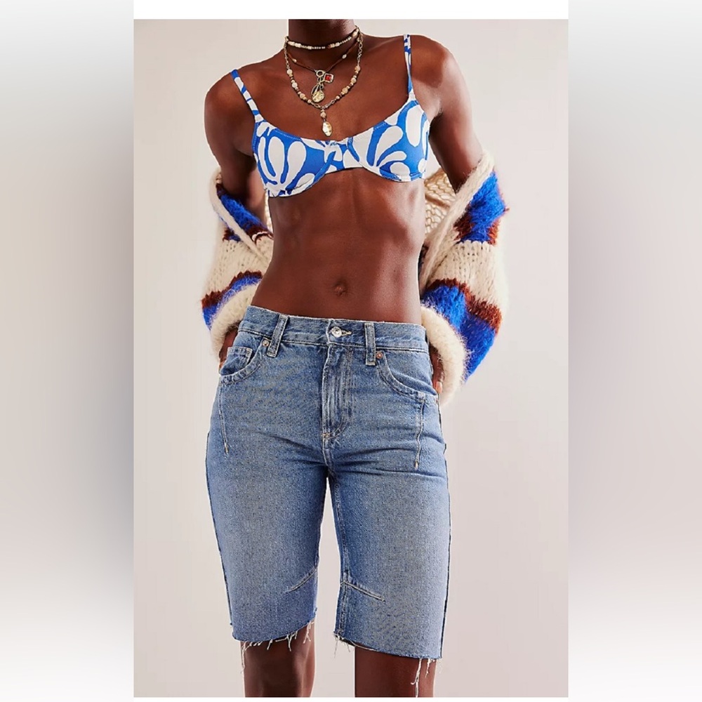 We the Free Womens Ghost Town Long Short in Bodie Blue